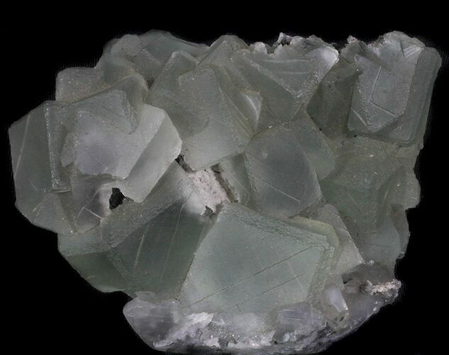 Cubic, Green Fluorite From China - Large Cubes #39126